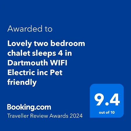 Caldon Holiday Chalet Sleeps 4 In Dartmouth Wifi Electric Inc Pet Friendly Exterior photo